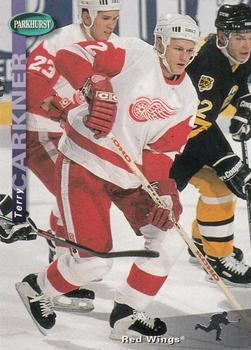 #69 Terry Carkner - Detroit Red Wings - 1994-95 Parkhurst Hockey