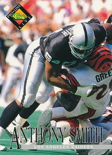 #69 Anthony Smith - Los Angeles Raiders - 1994 Pro Line Live Football