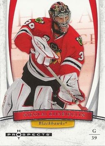 #69 Nikolai Khabibulin - Chicago Blackhawks - 2007-08 Fleer Hot Prospects Hockey