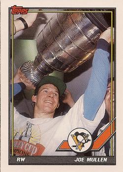 #69 Joe Mullen - Pittsburgh Penguins - 1991-92 Topps Hockey