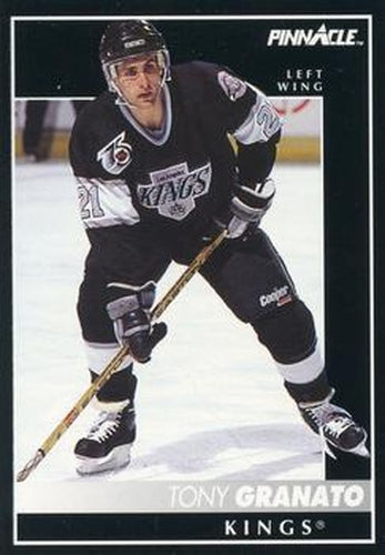 #69 Tony Granato - Los Angeles Kings - 1992-93 Pinnacle Canadian Hockey