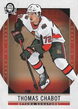 #69 Thomas Chabot - Ottawa Senators - 2018-19 O-Pee-Chee Coast to Coast Hockey