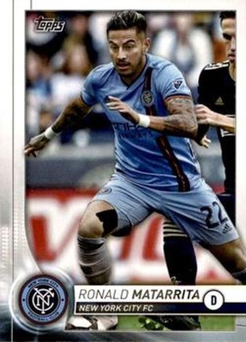 #69 Ronald Matarrita - New York City FC - 2020 Topps MLS Soccer