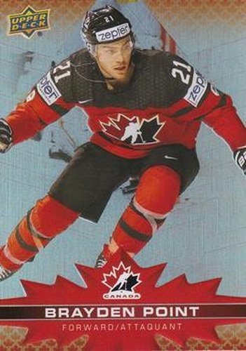 #69 Brayden Point - Canada - 2021-22 Upper Deck Tim Hortons Team Canada Hockey