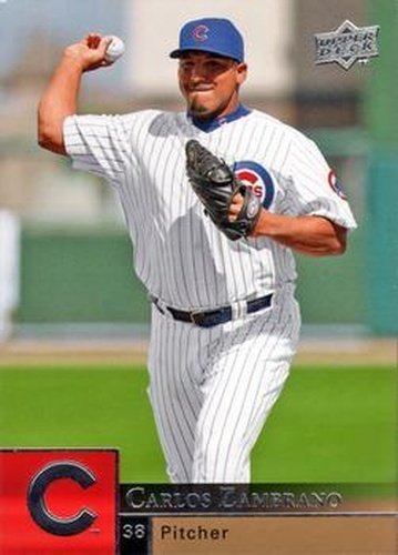 #69 Carlos Zambrano - Chicago Cubs - 2009 Upper Deck Baseball