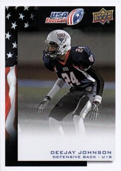 #69 DeeJay Johnson - USA - 2014 Upper Deck USA Football