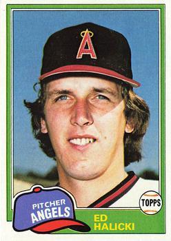 #69 Ed Halicki - California Angels - 1981 Topps Baseball