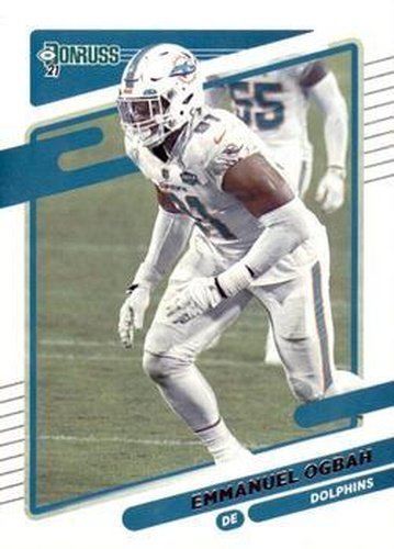 #69 Emmanuel Ogbah - Miami Dolphins - 2021 Donruss Football