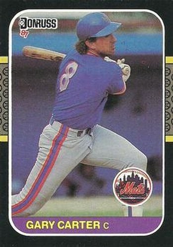 #69 Gary Carter - New York Mets - 1987 Donruss Baseball