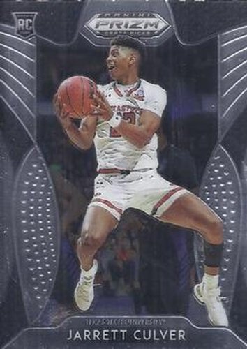 #69 Jarrett Culver - Texas Tech Red Raiders - 2019 Panini Prizm Draft Picks Basketball