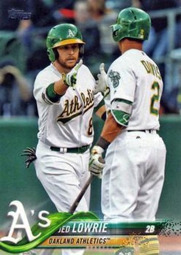#69 Jed Lowrie - Oakland Athletics - 2018 Topps Baseball