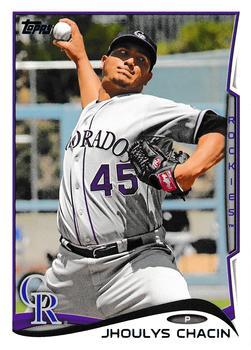 #69 Jhoulys Chacin - Colorado Rockies - 2014 Topps Baseball