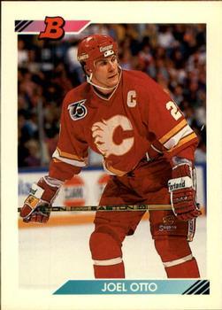 #69 Joel Otto - Calgary Flames - 1992-93 Bowman Hockey