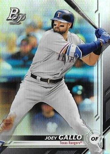 #69 Joey Gallo - Texas Rangers - 2019 Bowman Platinum Baseball