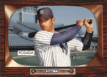 #69 Jorge Posada - New York Yankees - 2004 Bowman Heritage Baseball