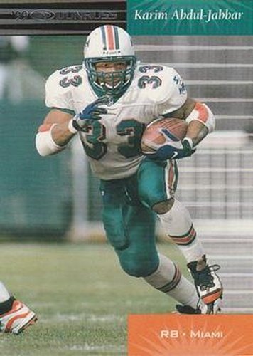 #69 Karim Abdul-Jabbar - Miami Dolphins - 1999 Donruss Football