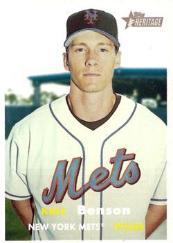 #69 Kris Benson - New York Mets - 2006 Topps Heritage Baseball