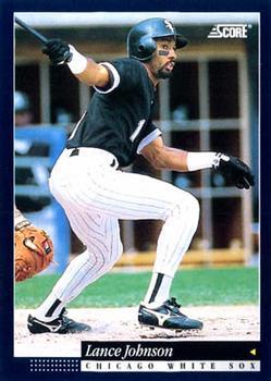 #69 Lance Johnson - Chicago White Sox -1994 Score Baseball