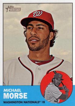 #69 Michael Morse - Washington Nationals - 2012 Topps Heritage Baseball