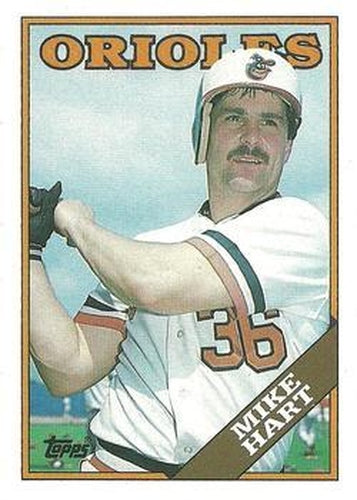 #69 Mike Hart - Baltimore Orioles - 1988 Topps Baseball
