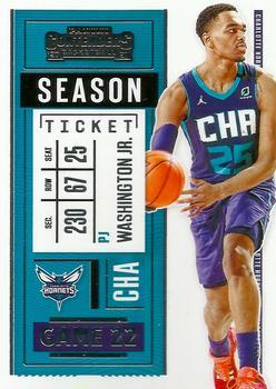 #69 PJ Washington Jr. - Charlotte Hornets - 2020-21 Panini Contenders Basketball