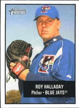 #69 Roy Halladay - Toronto Blue Jays - 2003 Bowman Heritage Baseball