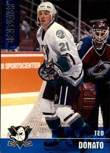 #69 Ted Donato - Anaheim Mighty Ducks - 1999-00 Be a Player Memorabilia Hockey