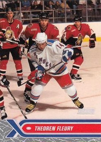 #69 Theoren Fleury - New York Rangers - 2000-01 Stadium Club Hockey