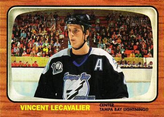 #69 Vincent Lecavalier - Tampa Bay Lightning - 2002-03 Topps Heritage Hockey