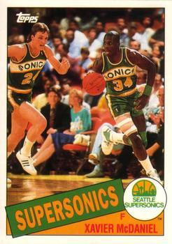 #69 Xavier McDaniel - Seattle SuperSonics - 1992-93 Topps Archives Basketball