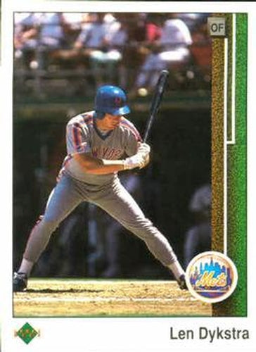 #369 Len Dykstra - New York Mets - 1989 Upper Deck Baseball