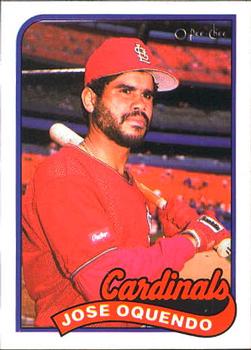 #69 Jose Oquendo - St. Louis Cardinals - 1989 O-Pee-Chee Baseball