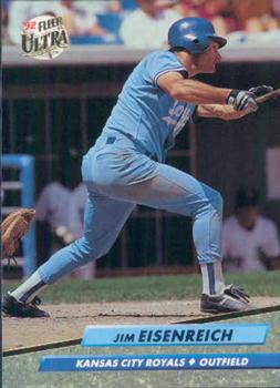 #69 Jim Eisenreich - Kansas City Royals - 1992 Ultra Baseball