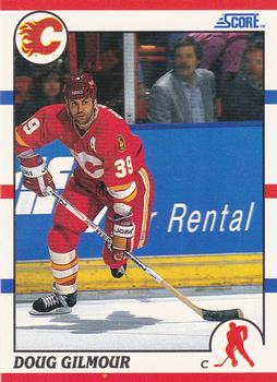 #69 Doug Gilmour - Calgary Flames - 1990-91 Score Hottest and Rising Stars Hockey