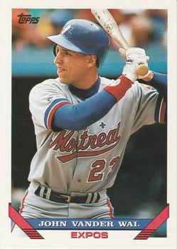 #69 John Vander Wal - Montreal Expos - 1993 Topps Baseball