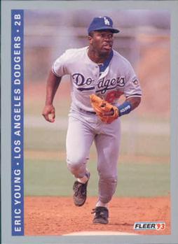 #69 Eric Young - Los Angeles Dodgers - 1993 Fleer Baseball