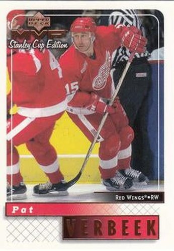 #69 Pat Verbeek - Detroit Red Wings - 1999-00 Upper Deck MVP Stanley Cup Edition Hockey