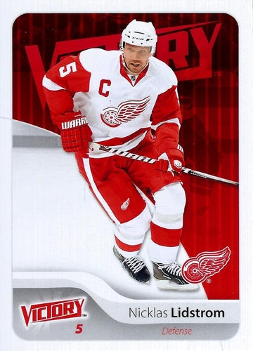 #69 Nicklas Lidstrom - Detroit Red Wings - 2011-12 Upper Deck Victory Hockey