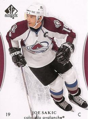 #69 Joe Sakic - Colorado Avalanche - 2007-08 SP Authentic Hockey