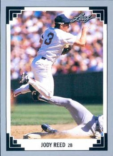 #69 Jody Reed - Boston Red Sox - 1991 Leaf Baseball