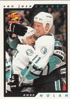 #69 Owen Nolan - San Jose Sharks - 1996-97 Score Hockey