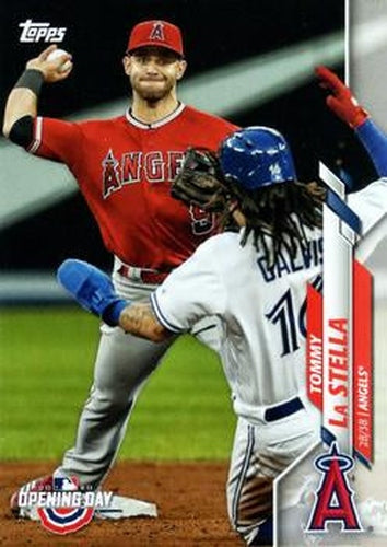 #69 Tommy La Stella - Los Angeles Angels - 2020 Topps Opening Day Baseball