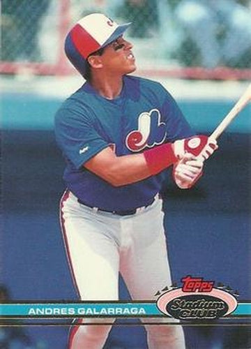 #69 Andres Galarraga - Montreal Expos - 1991 Stadium Club Baseball