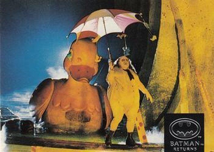 #69 Although a memorable villain, The Penguin is - 1992 Stadium Club Batman Returns