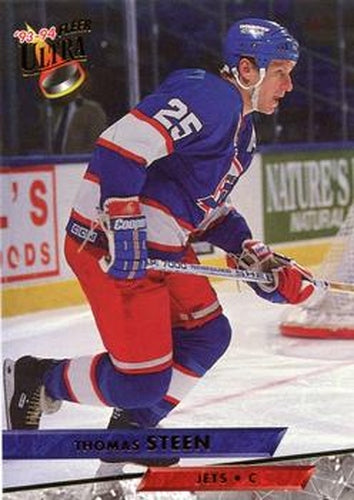 #69 Thomas Steen - Winnipeg Jets - 1993-94 Ultra Hockey