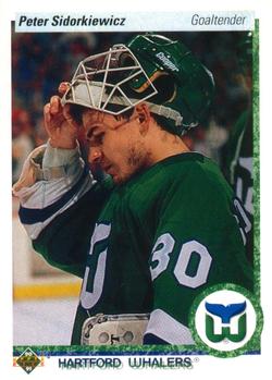 #69 Peter Sidorkiewicz - Hartford Whalers - 1990-91 Upper Deck Hockey