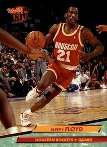#69 Sleepy Floyd - Houston Rockets - 1992-93 Ultra Basketball