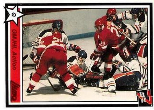 #69 QMJHL Action - 1990-91 7th Inning Sketch QMJHL Hockey
