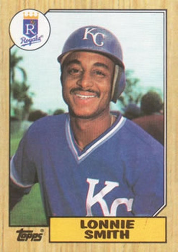 #69 Lonnie Smith - Kansas City Royals - 1987 Topps Baseball