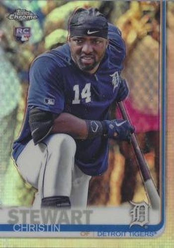 #69b Christin Stewart - Detroit Tigers - 2019 Topps Chrome Baseball